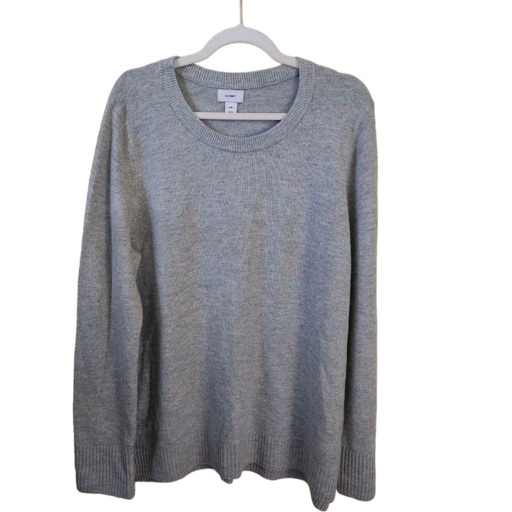 Old Navy Pink Blue Crewneck Pullover Sweater Size XXL